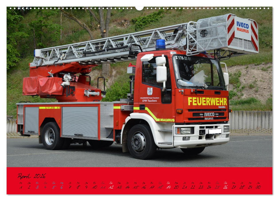 Einsatzfahrzeuge aus Ostdeutschland von 1961 bis heute (CALVENDO Wandkalender 2026)