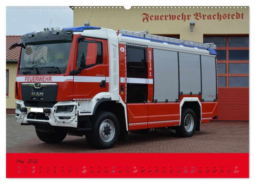 Einsatzfahrzeuge aus Ostdeutschland von 1961 bis heute (CALVENDO Wandkalender 2026)