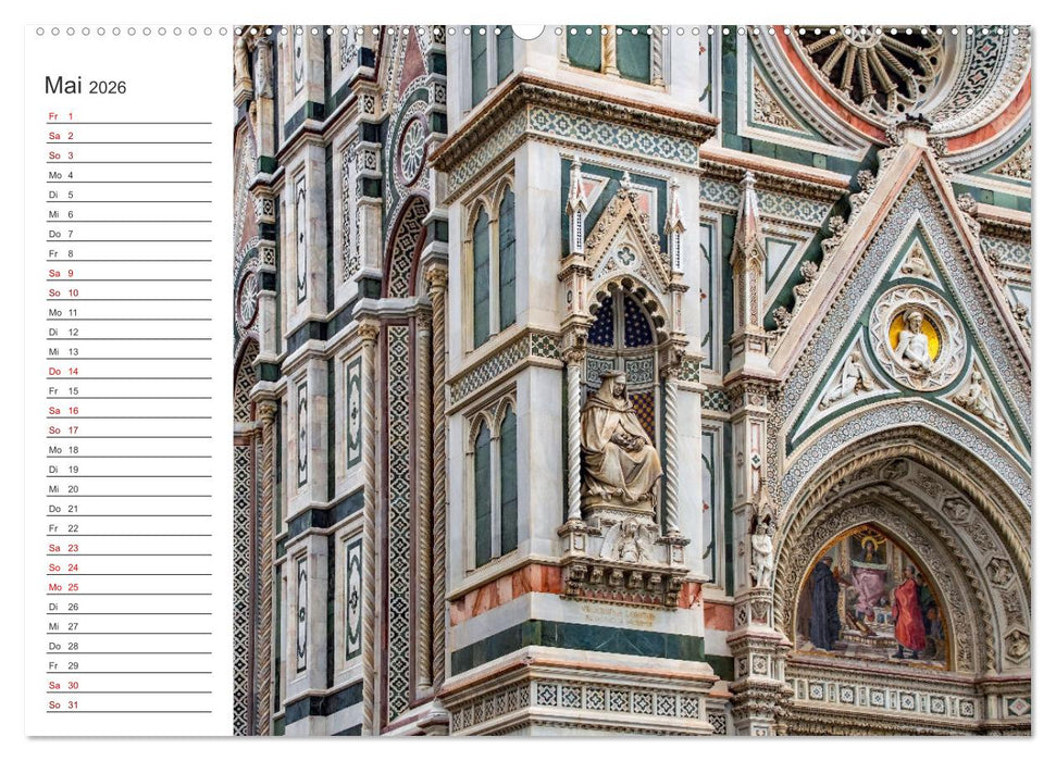 Florenz - Impressionen (CALVENDO Premium Wandkalender 2026)