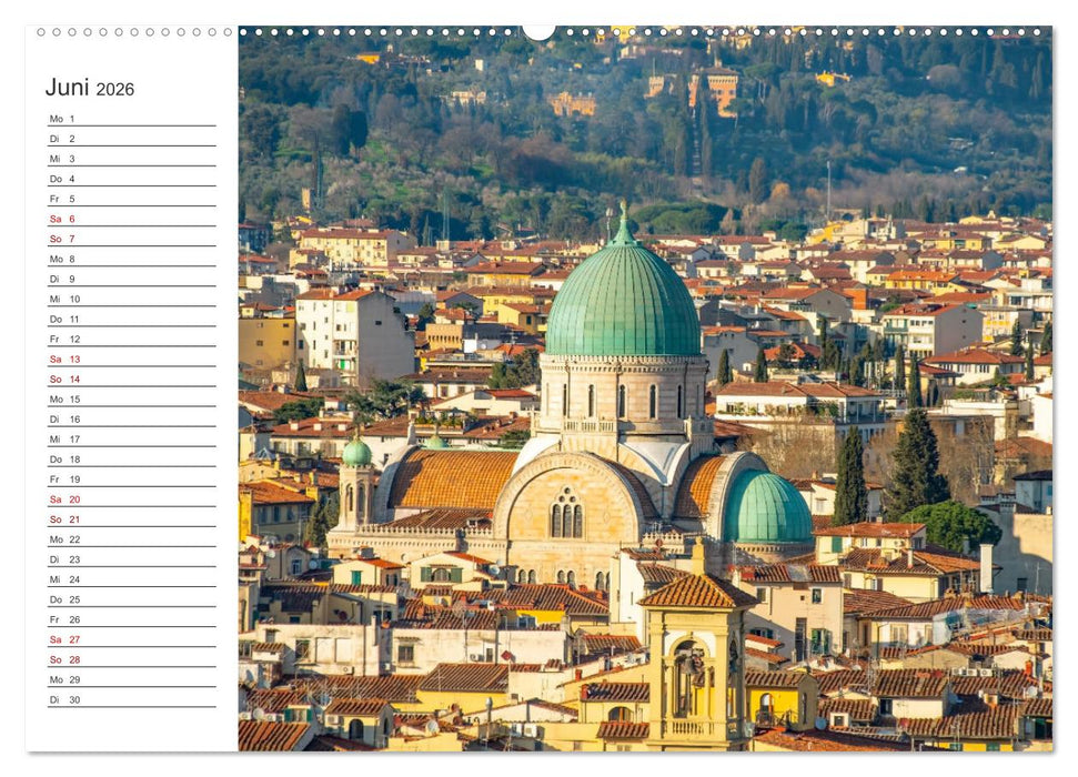 Florenz - Impressionen (CALVENDO Premium Wandkalender 2026)