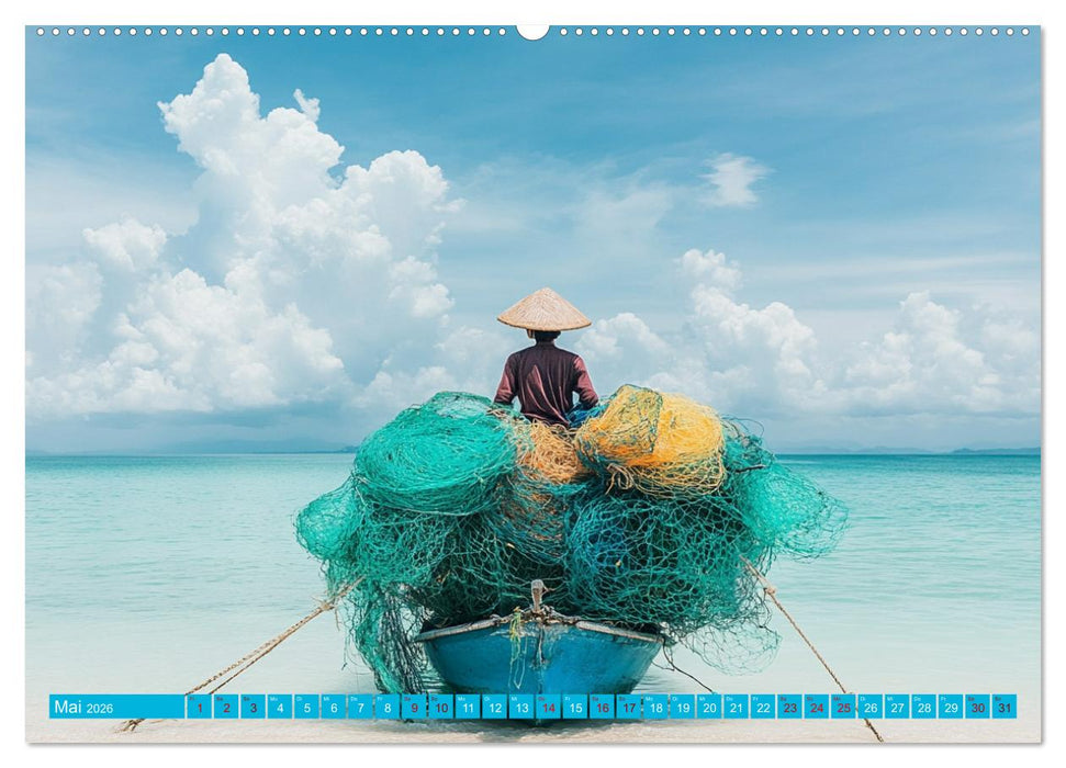 Netzpoesie: Ein Jahr in Farben (CALVENDO Wandkalender 2026)