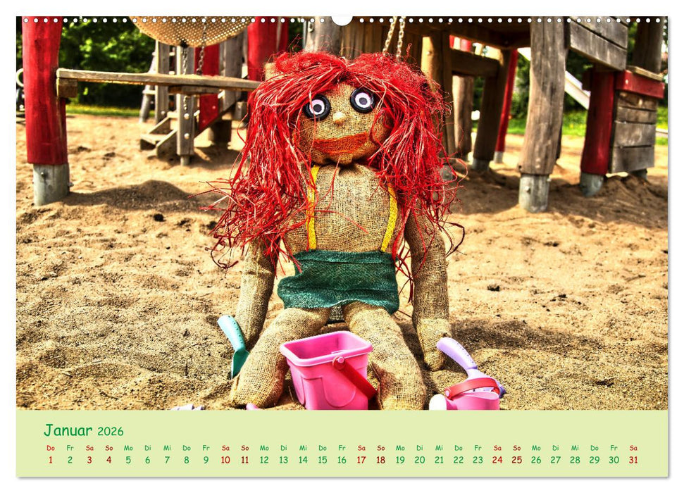 Mein Name ist Jute, wir sind auf dem Spielplatz (CALVENDO Wandkalender 2026)
