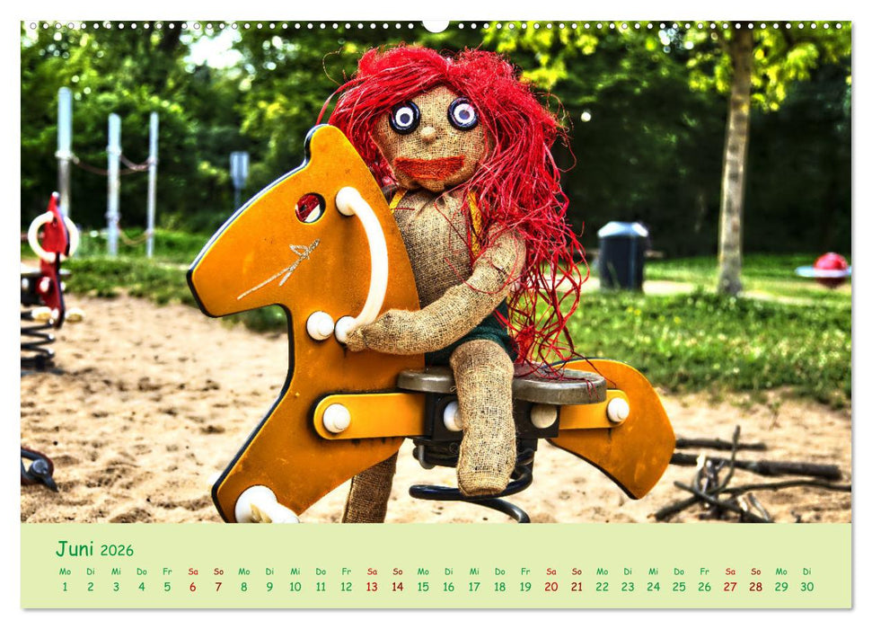 Mein Name ist Jute, wir sind auf dem Spielplatz (CALVENDO Wandkalender 2026)