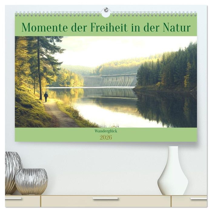 Wanderglück - Momente der Freiheit in der Natur (CALVENDO Premium Wandkalender 2026)