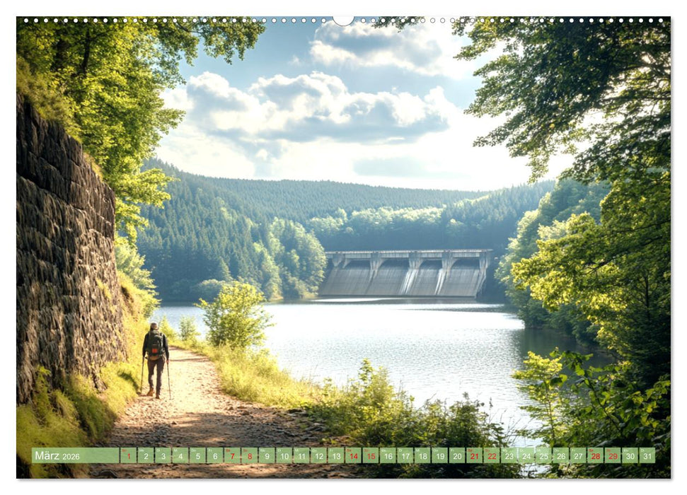 Wanderglück - Momente der Freiheit in der Natur (CALVENDO Premium Wandkalender 2026)