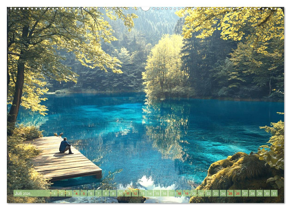 Wanderglück - Momente der Freiheit in der Natur (CALVENDO Premium Wandkalender 2026)