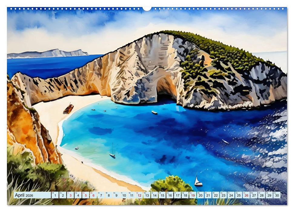 Kalimera Griechenland (CALVENDO Wandkalender 2026)