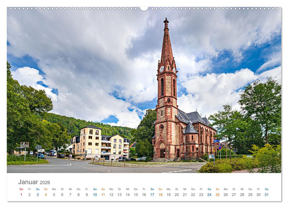 Rudolstadt - im Tal der Saale (CALVENDO Wandkalender 2026)