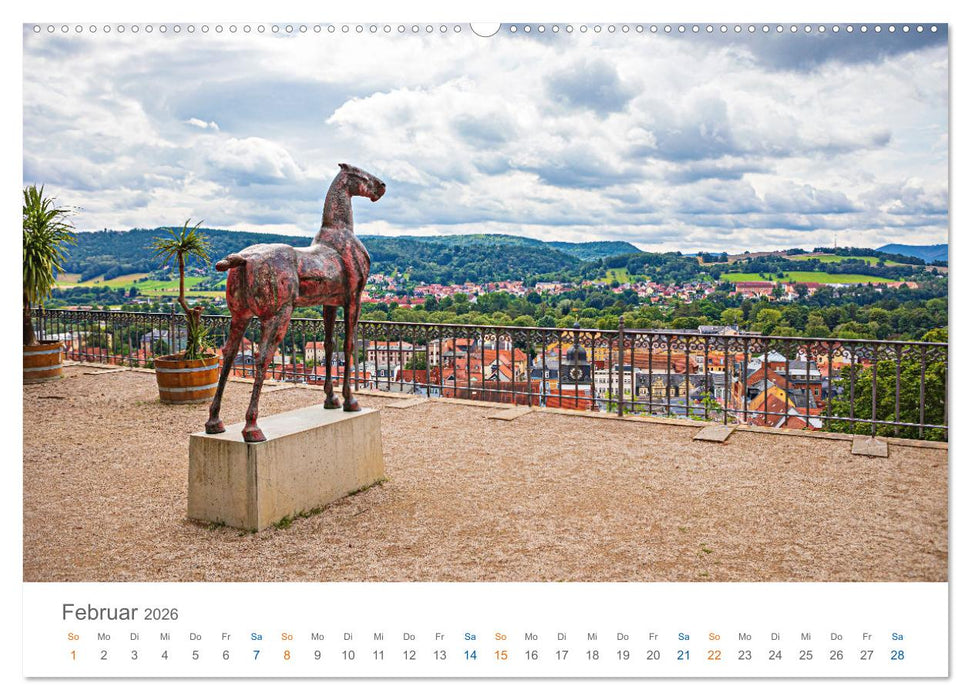 Rudolstadt - im Tal der Saale (CALVENDO Wandkalender 2026)