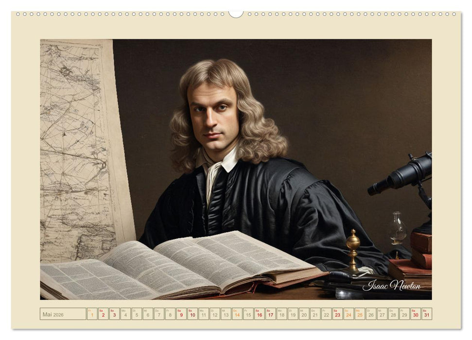 Portraits mit den Augen einer KI (CALVENDO Wandkalender 2026)