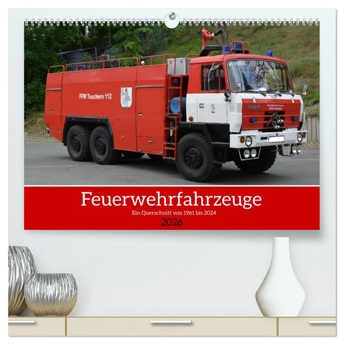 Einsatzfahrzeuge aus Ostdeutschland von 1961 bis heute (CALVENDO Premium Wandkalender 2026)