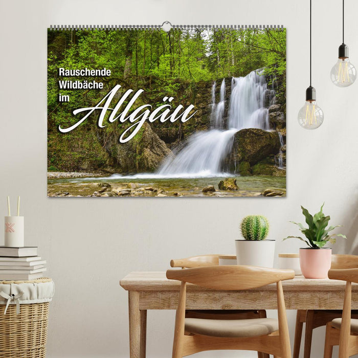 Rauschende Wildbäche im Allgäu (CALVENDO Wandkalender 2026)