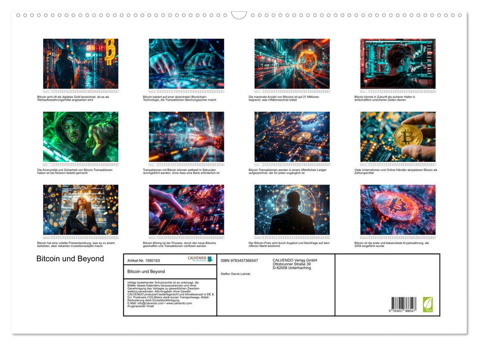 Bitcoin und Beyond (CALVENDO Wandkalender 2026)