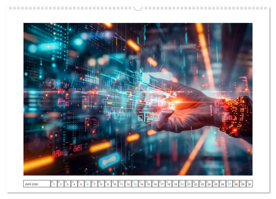 Bitcoin und Beyond (CALVENDO Wandkalender 2026)