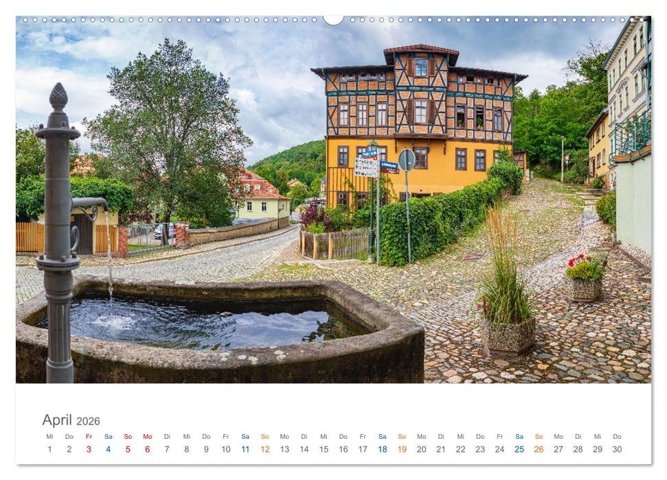 Rudolstadt - im Tal der Saale (CALVENDO Premium Wandkalender 2026)