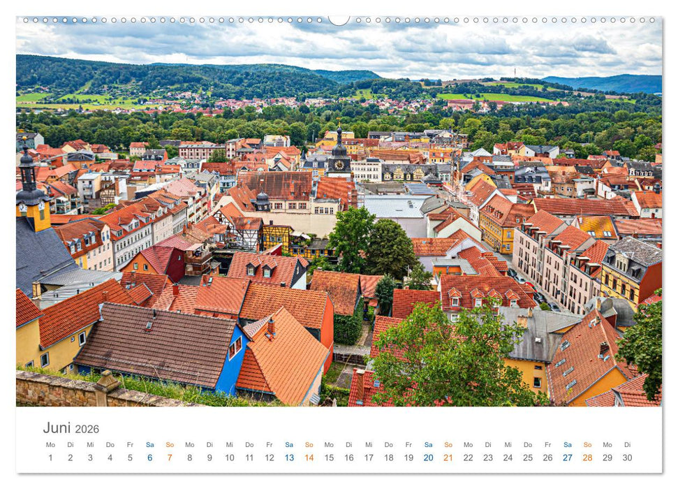 Rudolstadt - im Tal der Saale (CALVENDO Premium Wandkalender 2026)