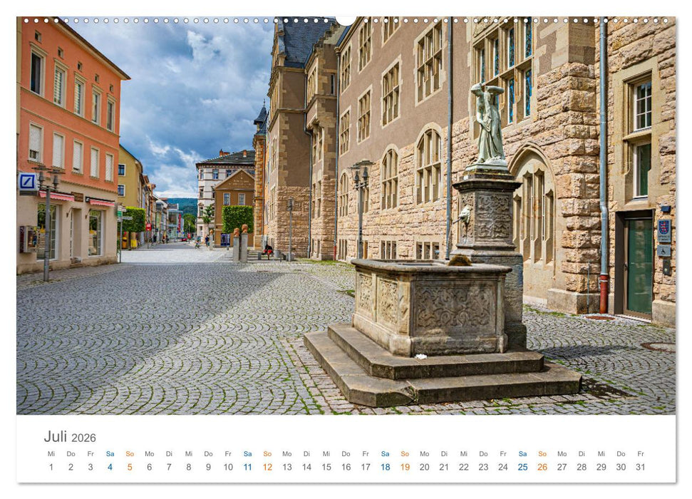 Rudolstadt - im Tal der Saale (CALVENDO Premium Wandkalender 2026)