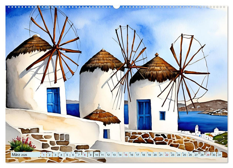 Kalimera Griechenland (CALVENDO Premium Wandkalender 2026)