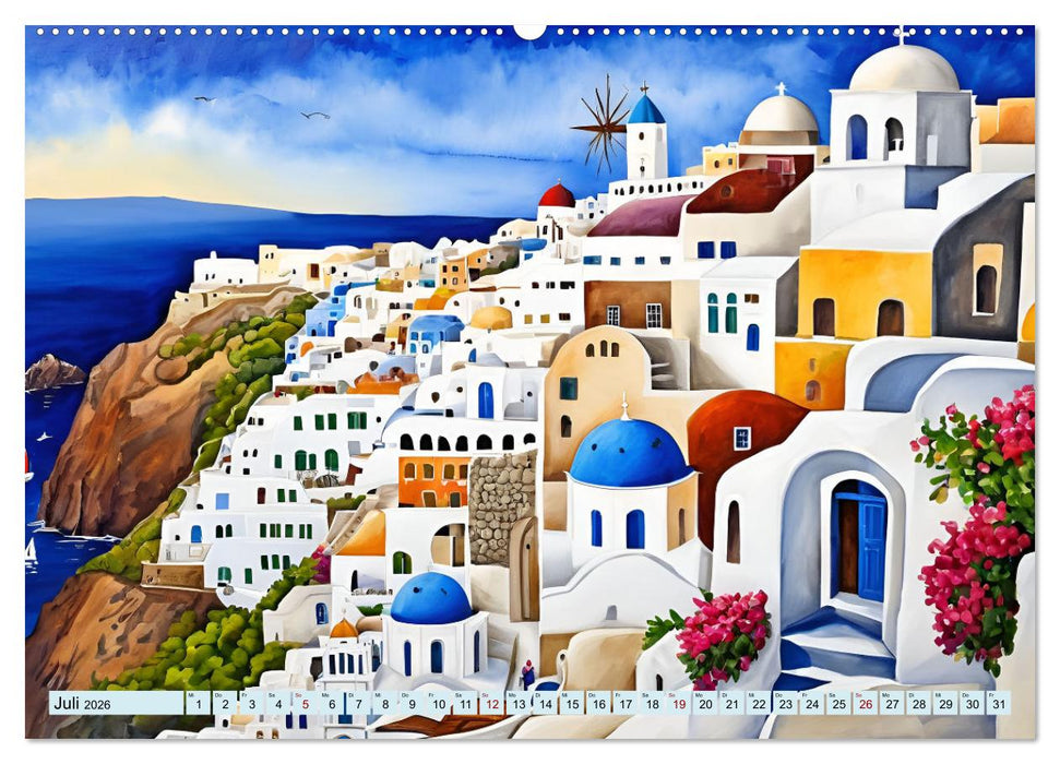 Kalimera Griechenland (CALVENDO Premium Wandkalender 2026)