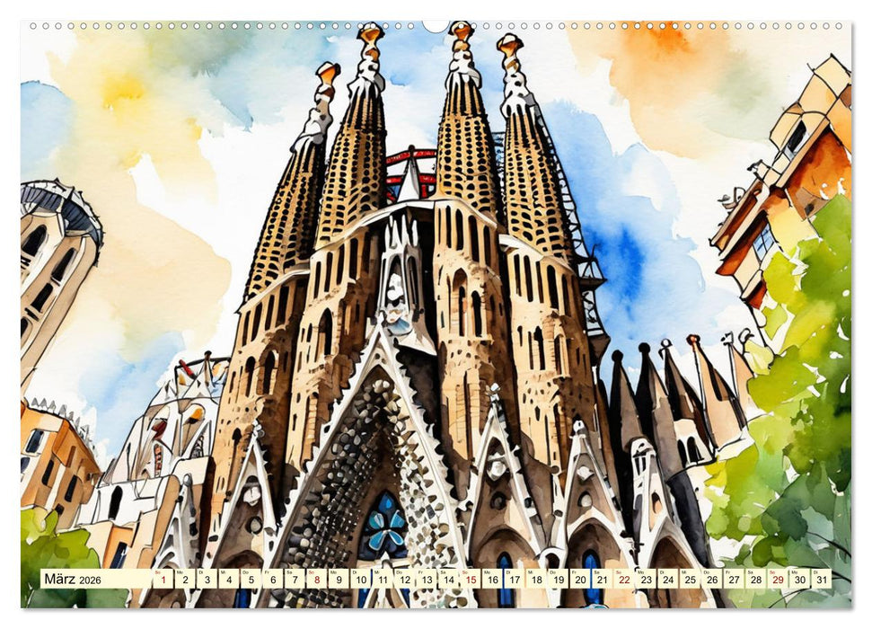 Faszination Spanien (CALVENDO Wandkalender 2026)