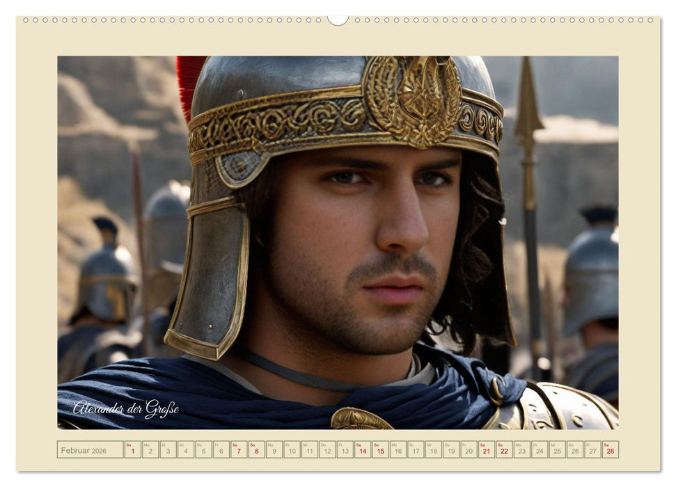 Portraits mit den Augen einer KI (CALVENDO Premium Wandkalender 2026)