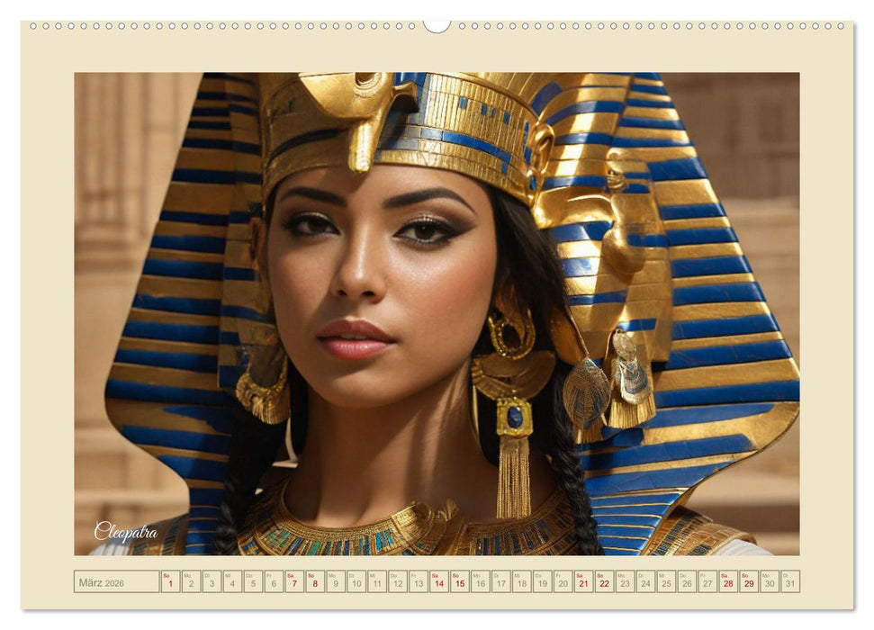 Portraits mit den Augen einer KI (CALVENDO Premium Wandkalender 2026)