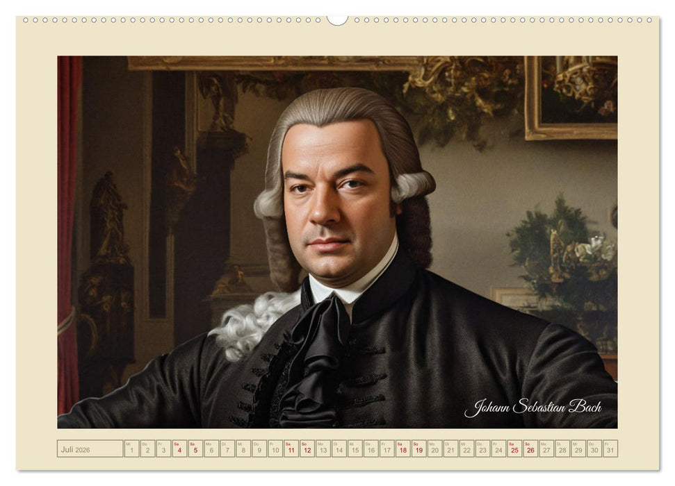 Portraits mit den Augen einer KI (CALVENDO Premium Wandkalender 2026)