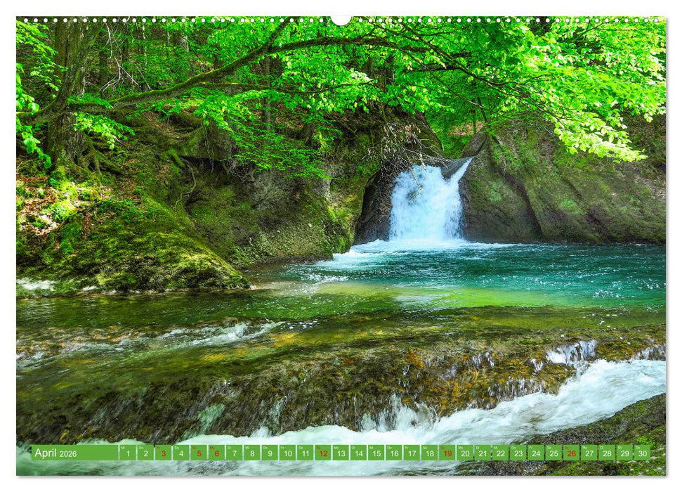 Rauschende Wildbäche im Allgäu (CALVENDO Premium Wandkalender 2026)