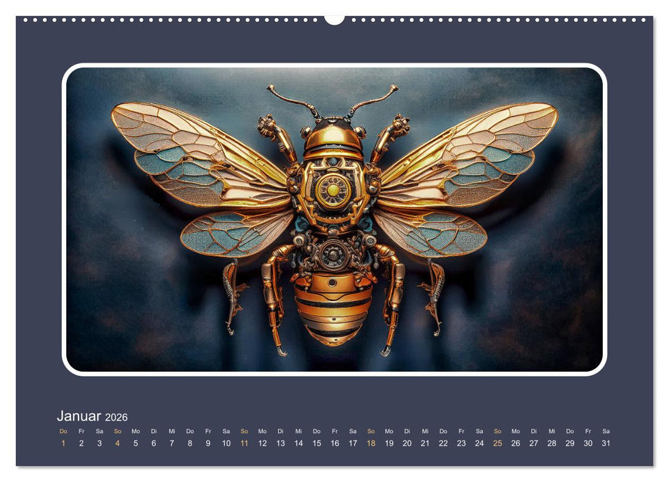Roboterinsekten (CALVENDO Premium Wandkalender 2026)