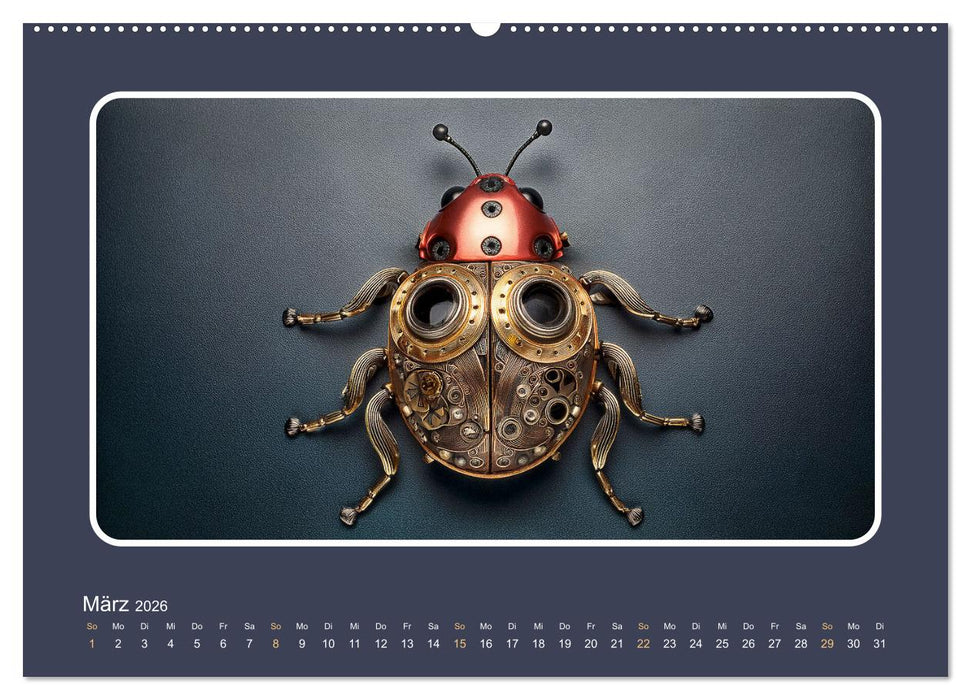 Roboterinsekten (CALVENDO Premium Wandkalender 2026)