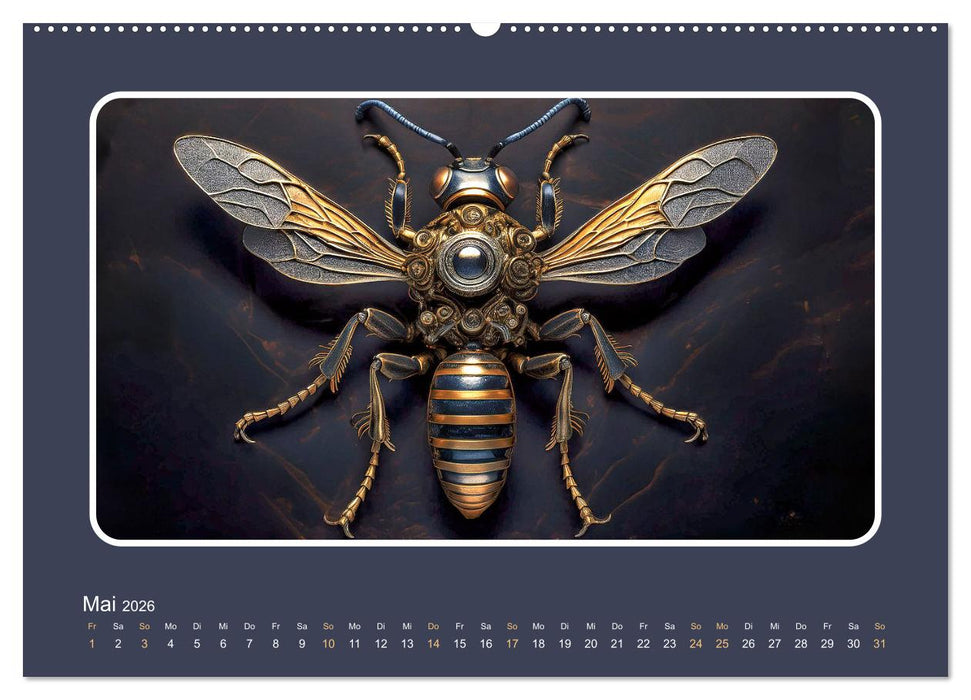 Roboterinsekten (CALVENDO Premium Wandkalender 2026)