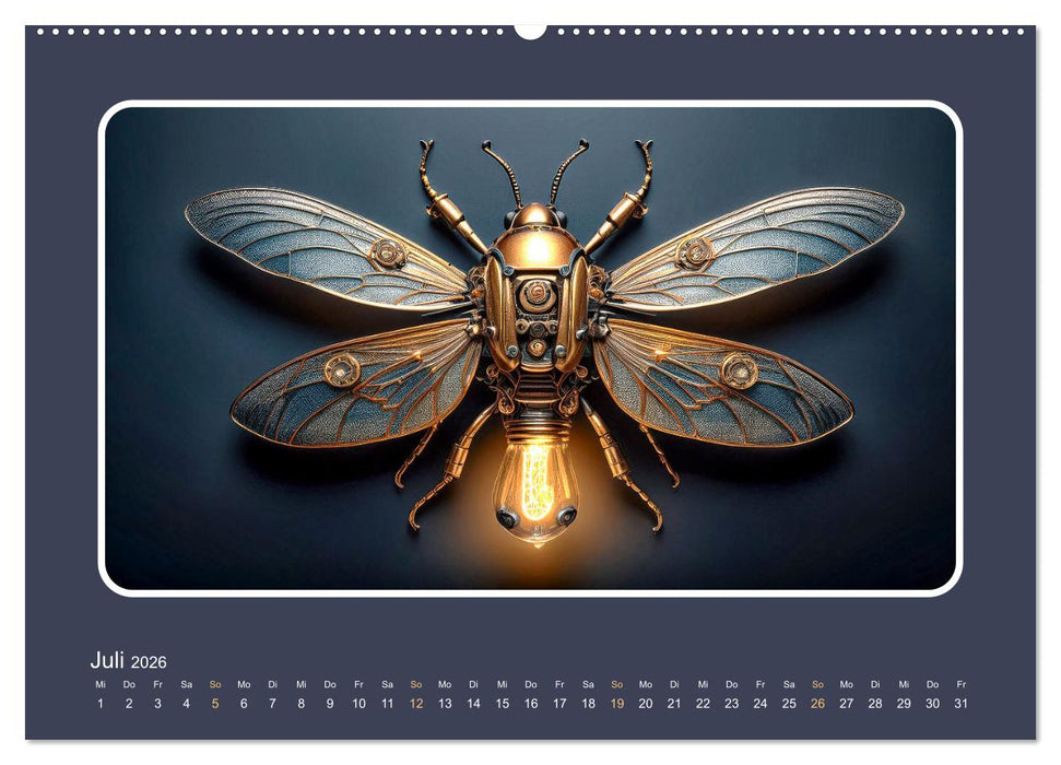 Roboterinsekten (CALVENDO Premium Wandkalender 2026)