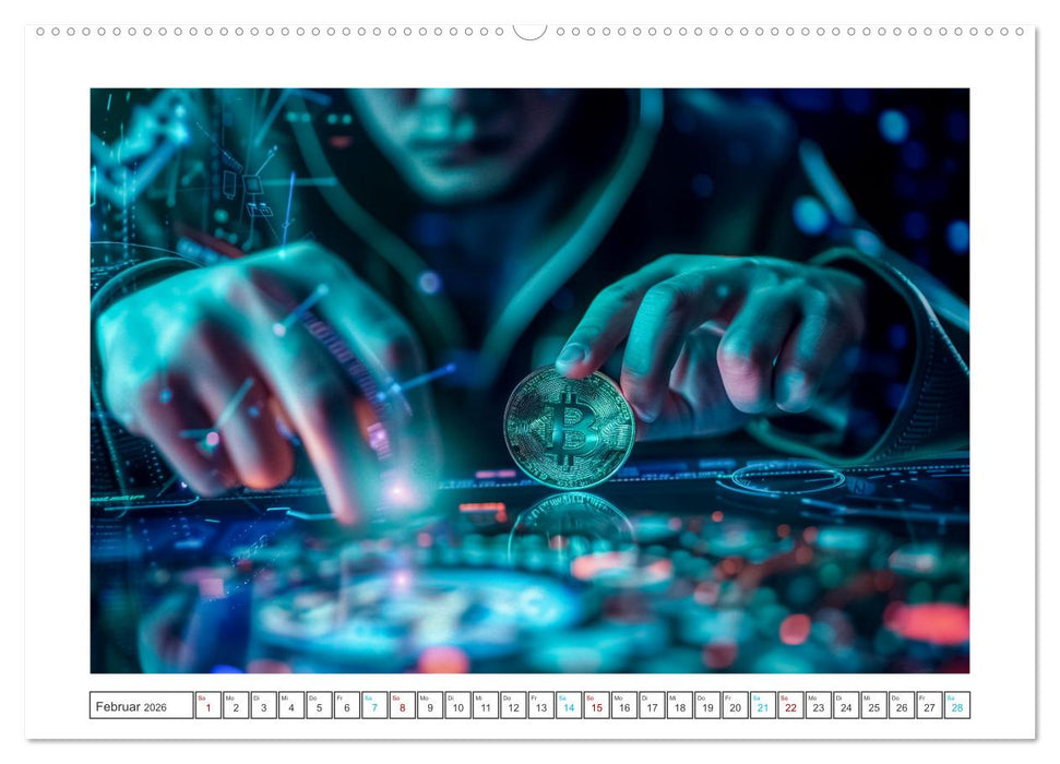 Bitcoin und Beyond (CALVENDO Premium Wandkalender 2026)