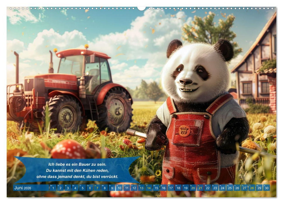 Der tierisch lustige Bauern-Kalender (CALVENDO Wandkalender 2026)