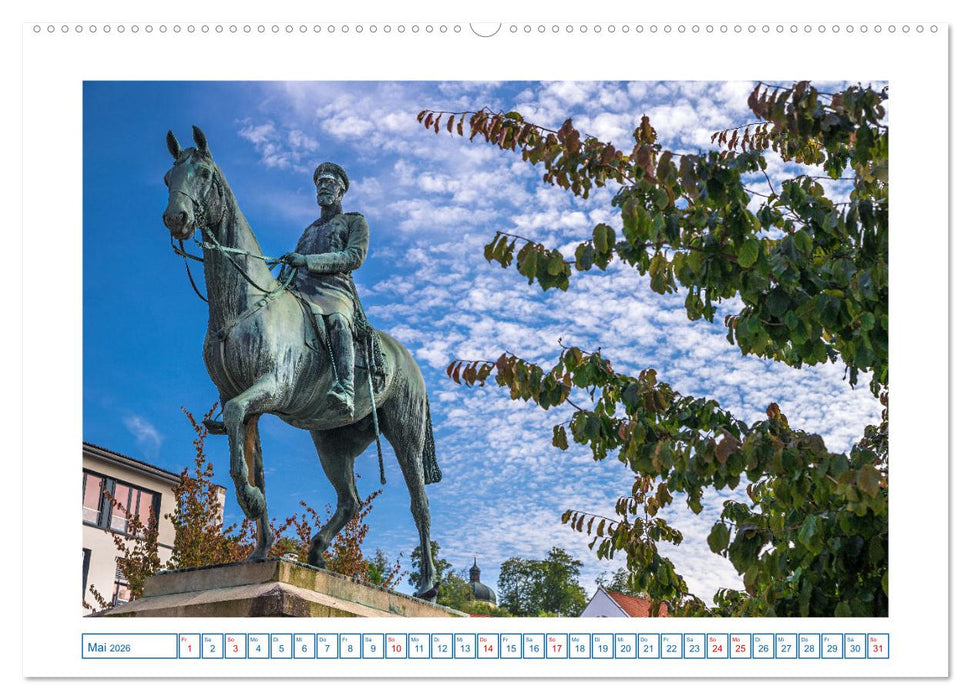 Sigmaringen - hübsche Kleinstadt an der Donau (CALVENDO Premium Wandkalender 2026)