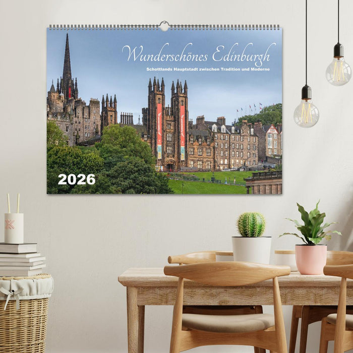 Wunderschönes Edinburgh (CALVENDO Wandkalender 2026)