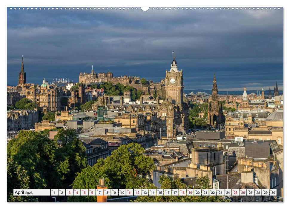 Wunderschönes Edinburgh (CALVENDO Wandkalender 2026)