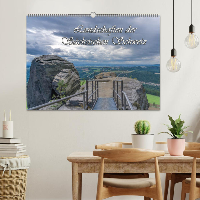 Landschaften der Sächsischen Schweiz (CALVENDO Wandkalender 2026)