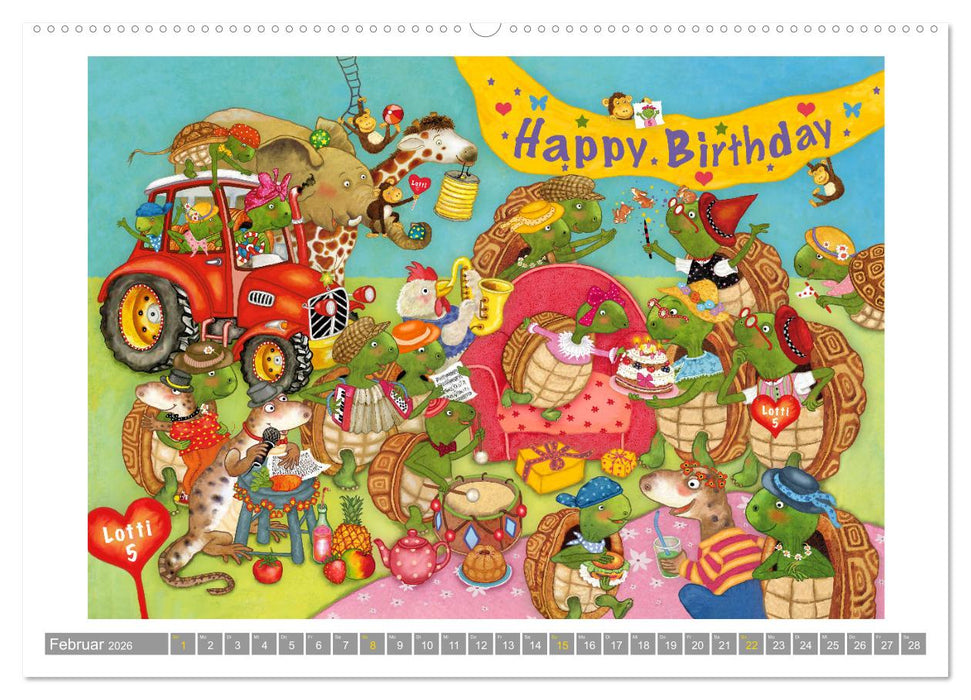 Wimmelig durch das Jahr (CALVENDO Wandkalender 2026)