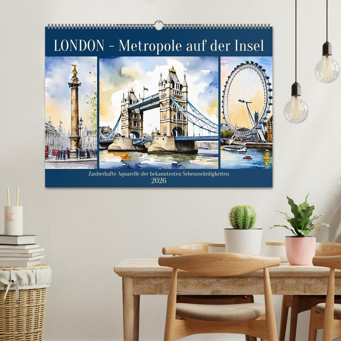 London - Metropole auf der Insel (CALVENDO Wandkalender 2026)