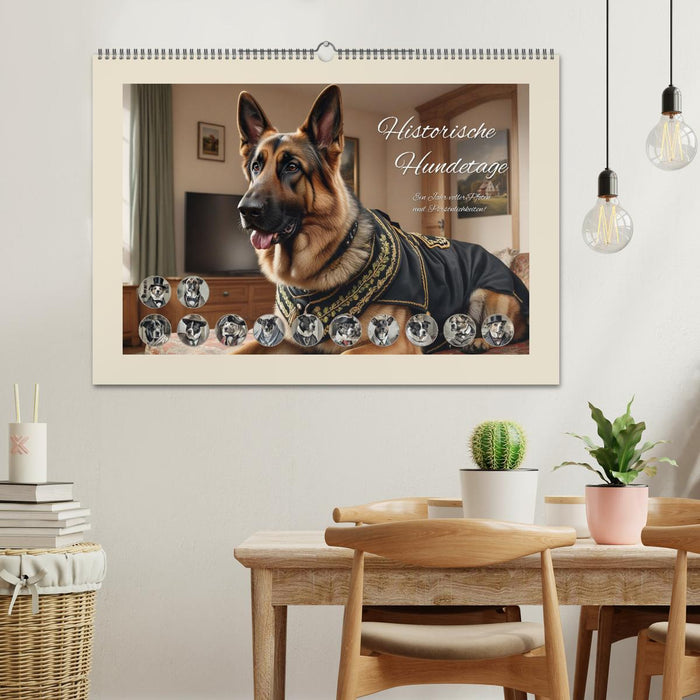 Historische Hundetage (CALVENDO Wandkalender 2026)