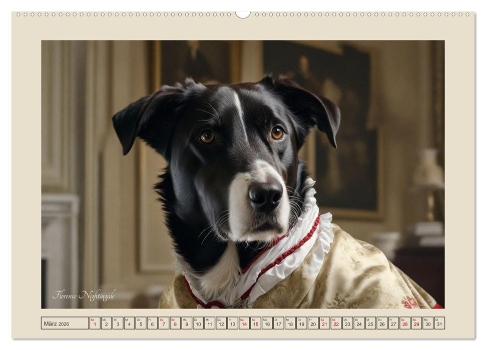 Historische Hundetage (CALVENDO Wandkalender 2026)