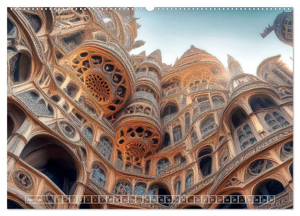 Die Fantasie als Architekt (CALVENDO Wandkalender 2026)