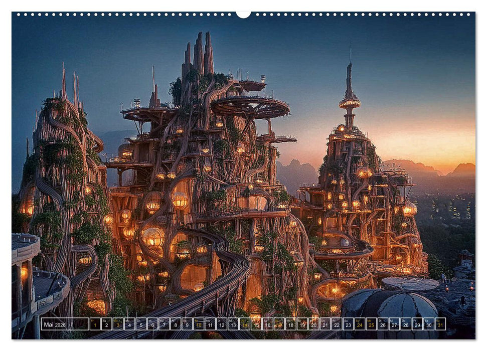 Die Fantasie als Architekt (CALVENDO Wandkalender 2026)