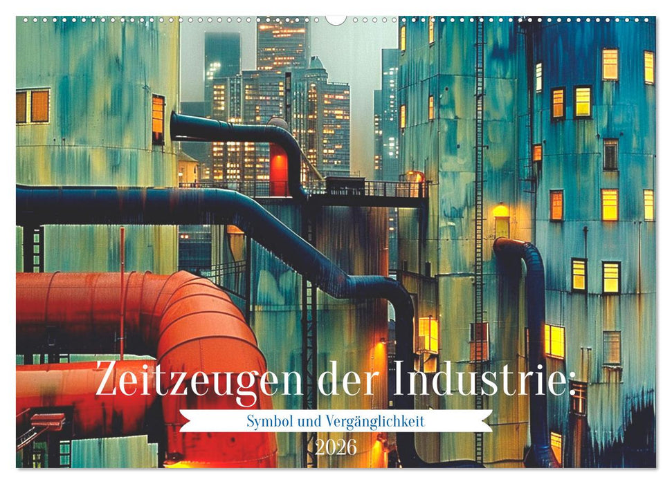 Zeitzeugen der Industrie: Symbol und Vergänglichkeit (CALVENDO Wandkalender 2026)