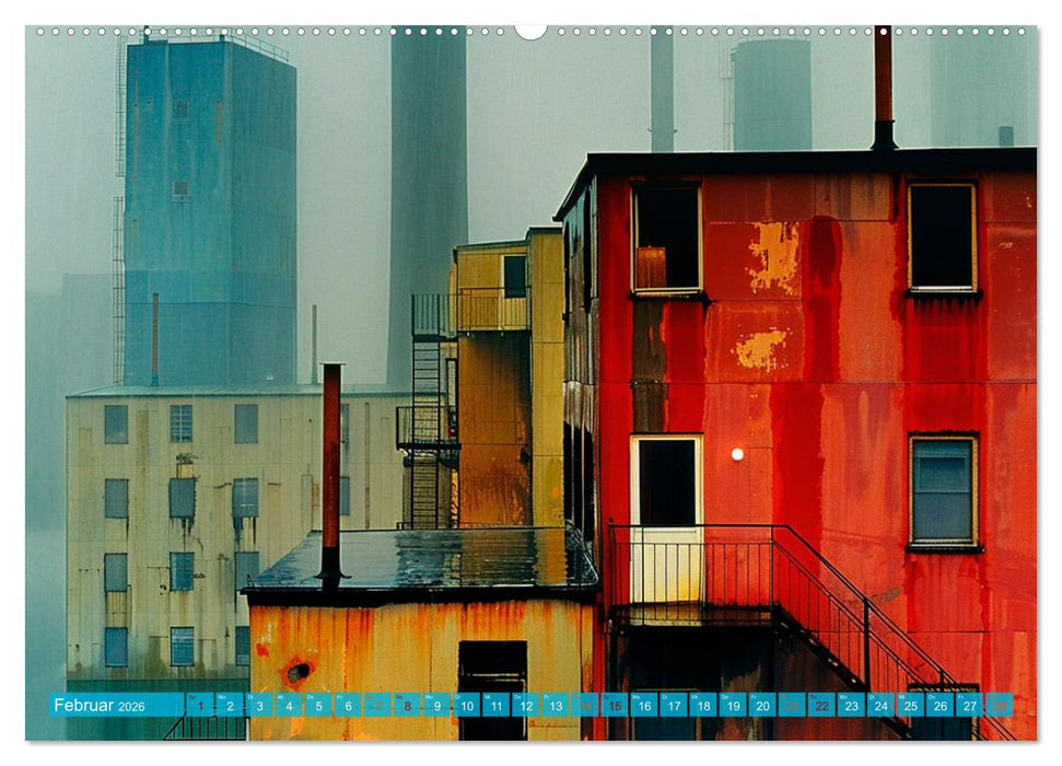 Zeitzeugen der Industrie: Symbol und Vergänglichkeit (CALVENDO Wandkalender 2026)