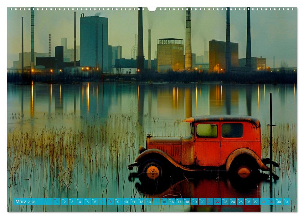 Zeitzeugen der Industrie: Symbol und Vergänglichkeit (CALVENDO Wandkalender 2026)
