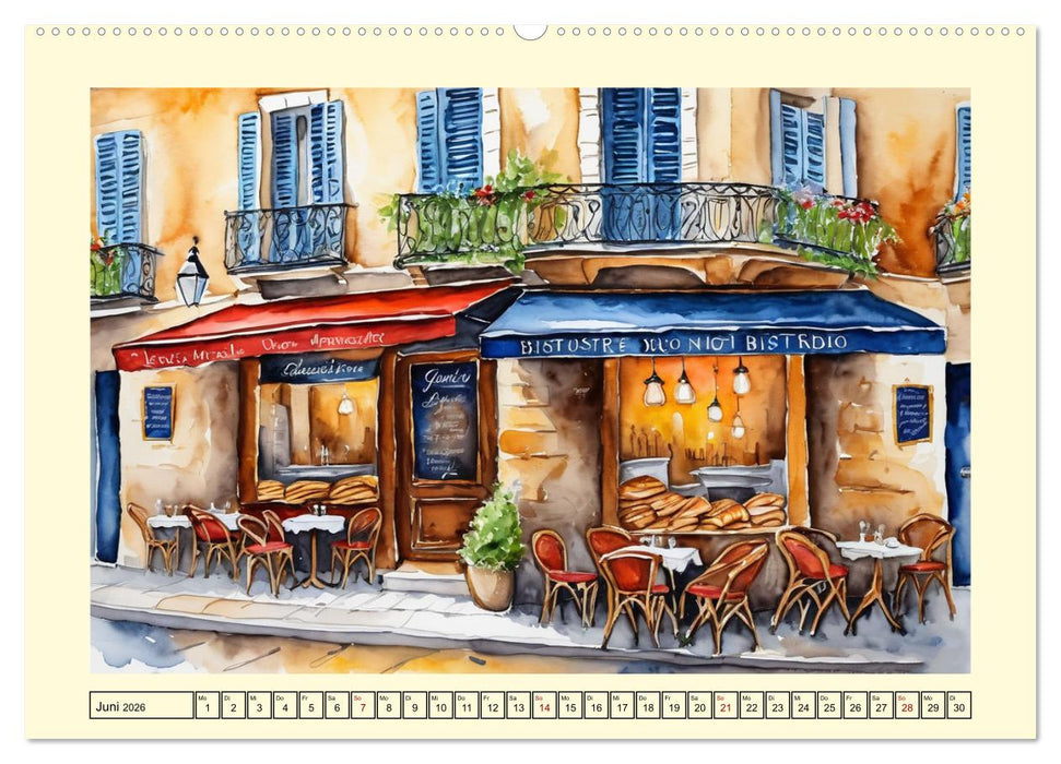 Paris - Stadt der Liebe (CALVENDO Wandkalender 2026)