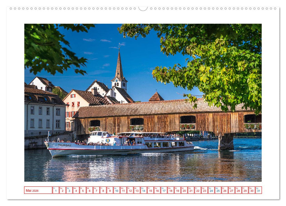 Diessenhofen am Hochrhein (CALVENDO Wandkalender 2026)