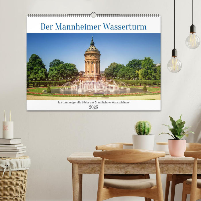 Der Mannheimer Wasserturm (CALVENDO Wandkalender 2026)
